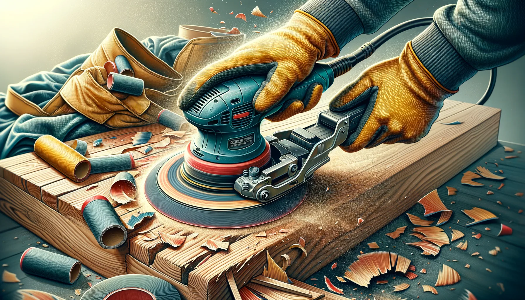 Exzenterschleifer Lack entfernen: Vorgehen ohne das Holz zu beschaedigen