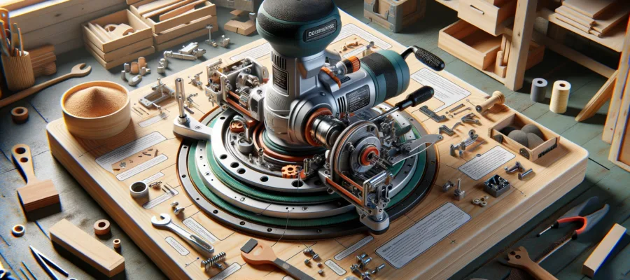 Wie ein Exzenterschleifer funktioniert: Bauteile und Prinzip erklaert