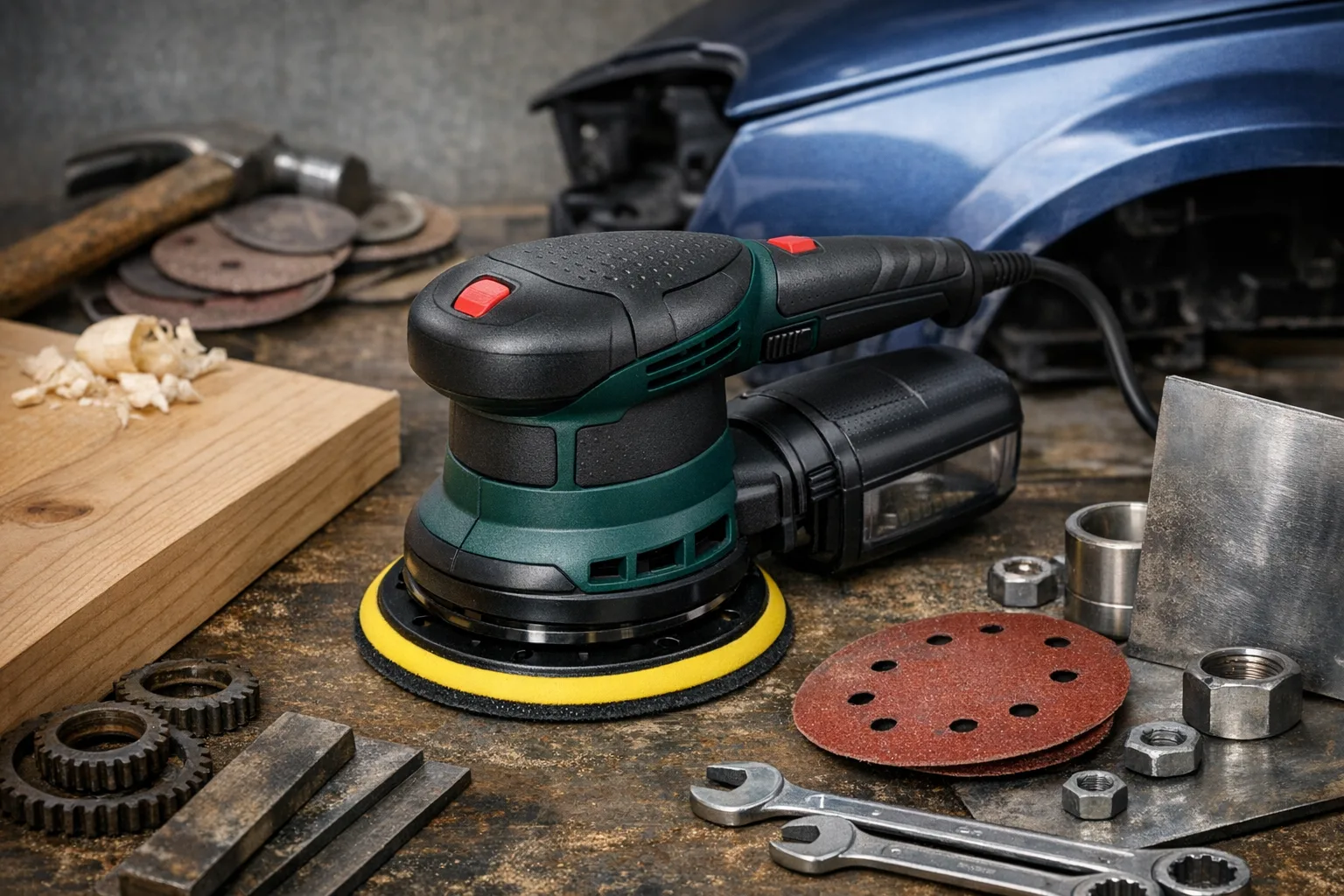 Exzenterschleifer fuer Holz, Metall und Auto: Welches Modell passt?