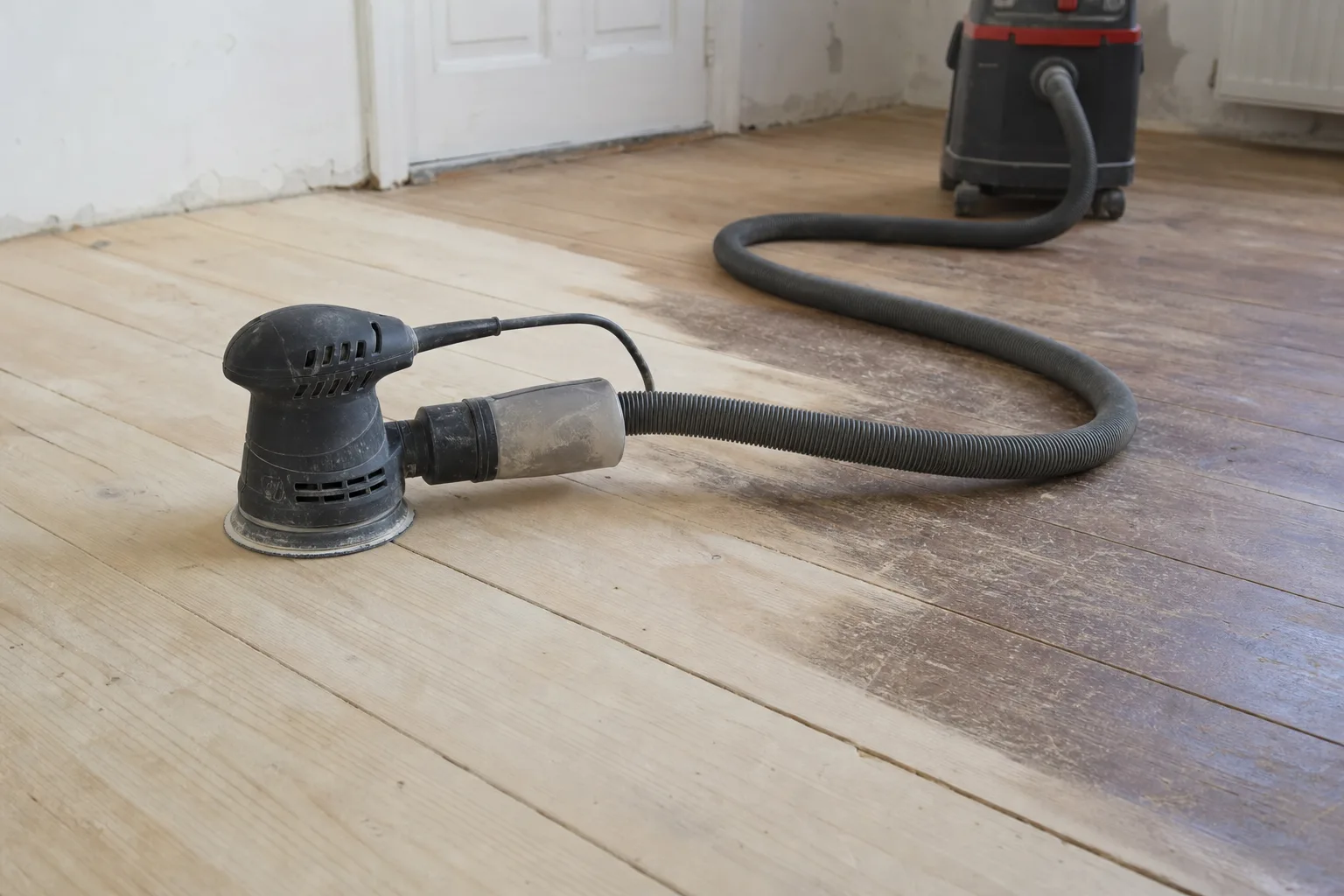 Holzboden renovieren mit Exzenterschleifer: DIY-Anleitungen fuer Zuhause
