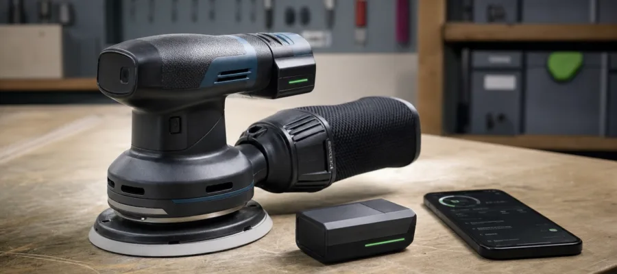 Smart Tools: Vernetzung und digitale Features bei Exzenterschleifern