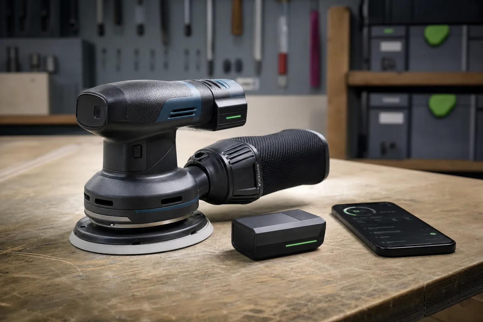 Smart Tools: Vernetzung und digitale Features bei Exzenterschleifern